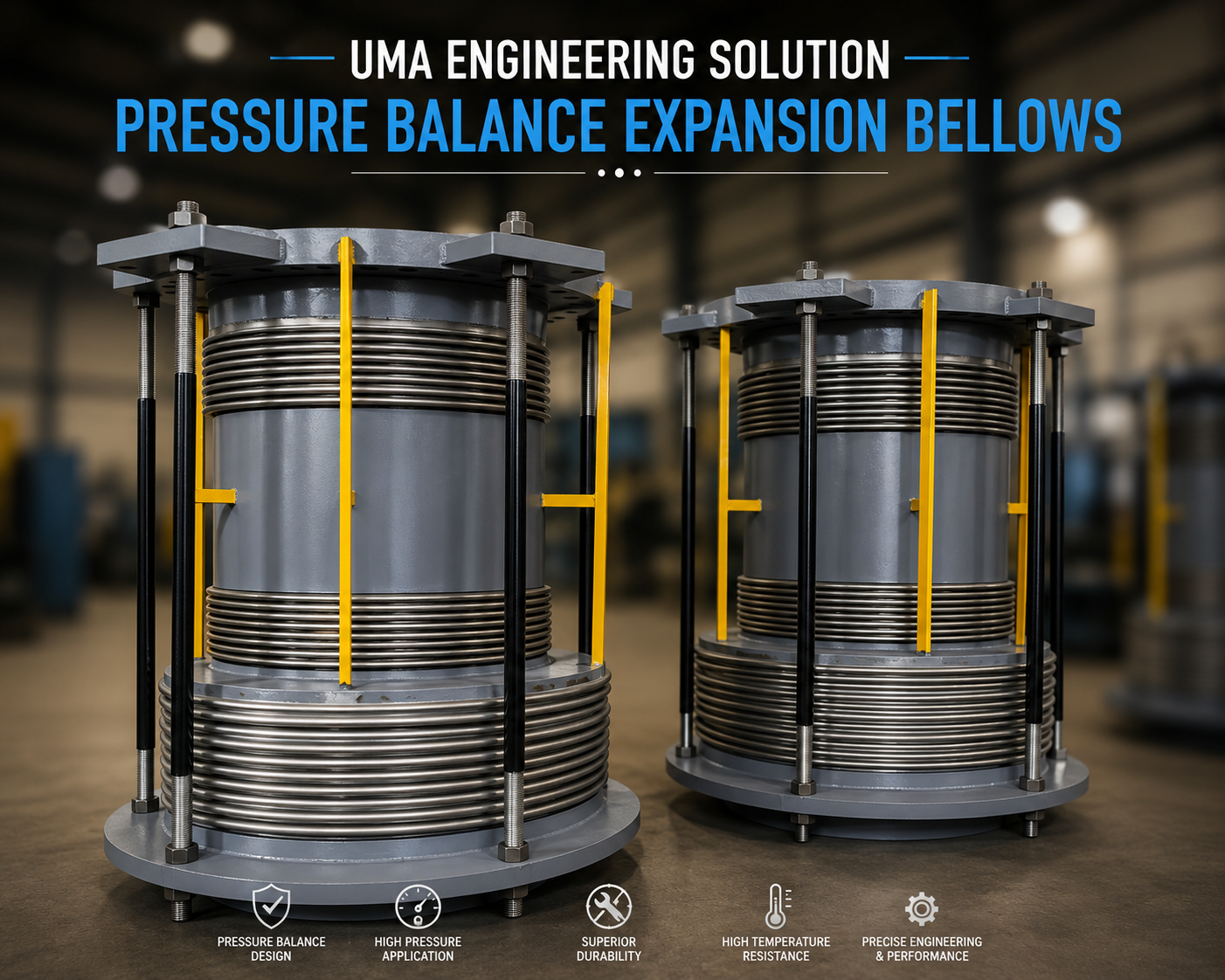 Pressure balanced expansion joint