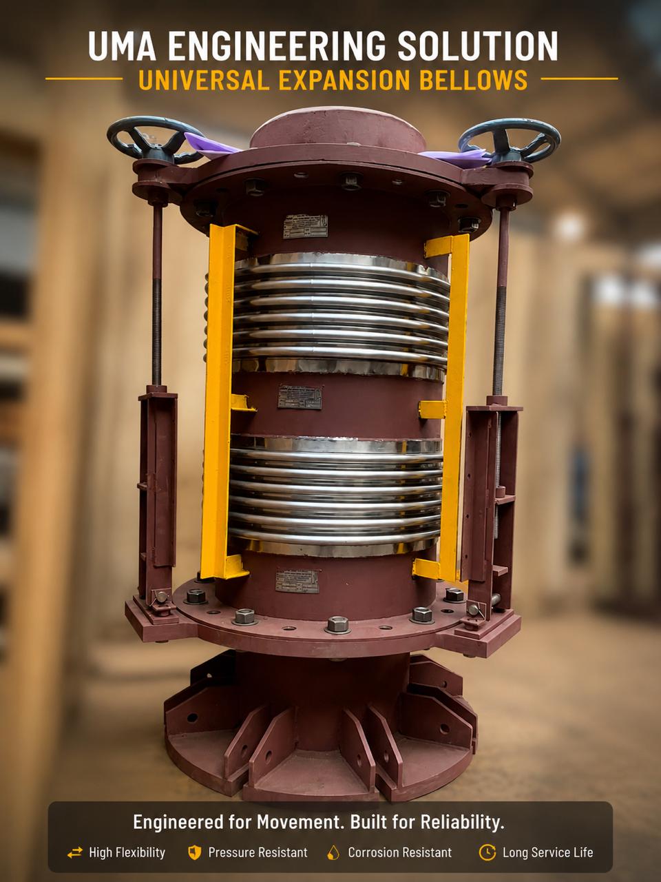 Universal expansion joint, configuration 6