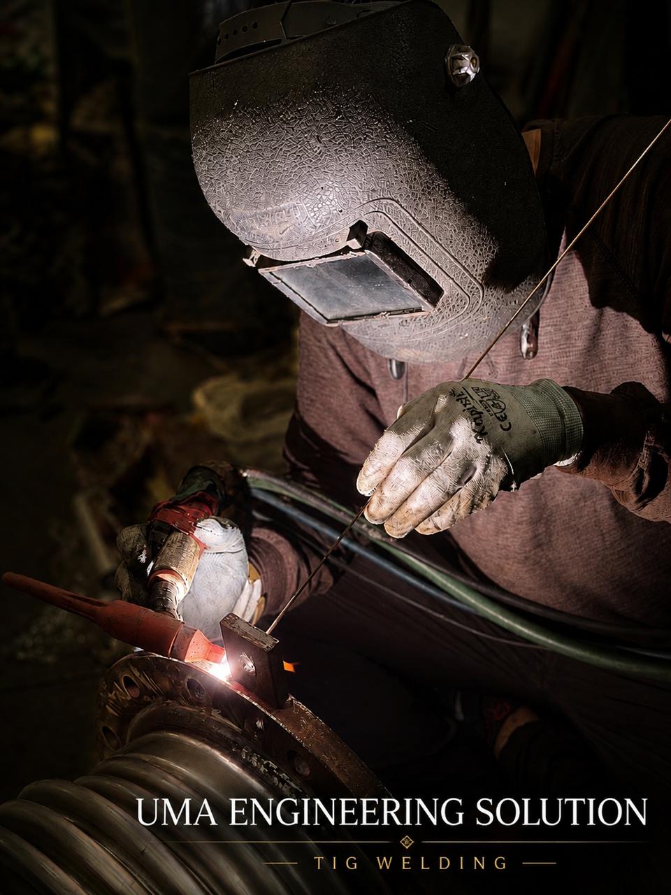 TIG welding process at Uma Bellows
